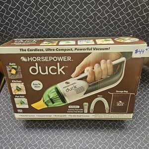 Horsepower Duck Cordless Vacuum.  New In BOX